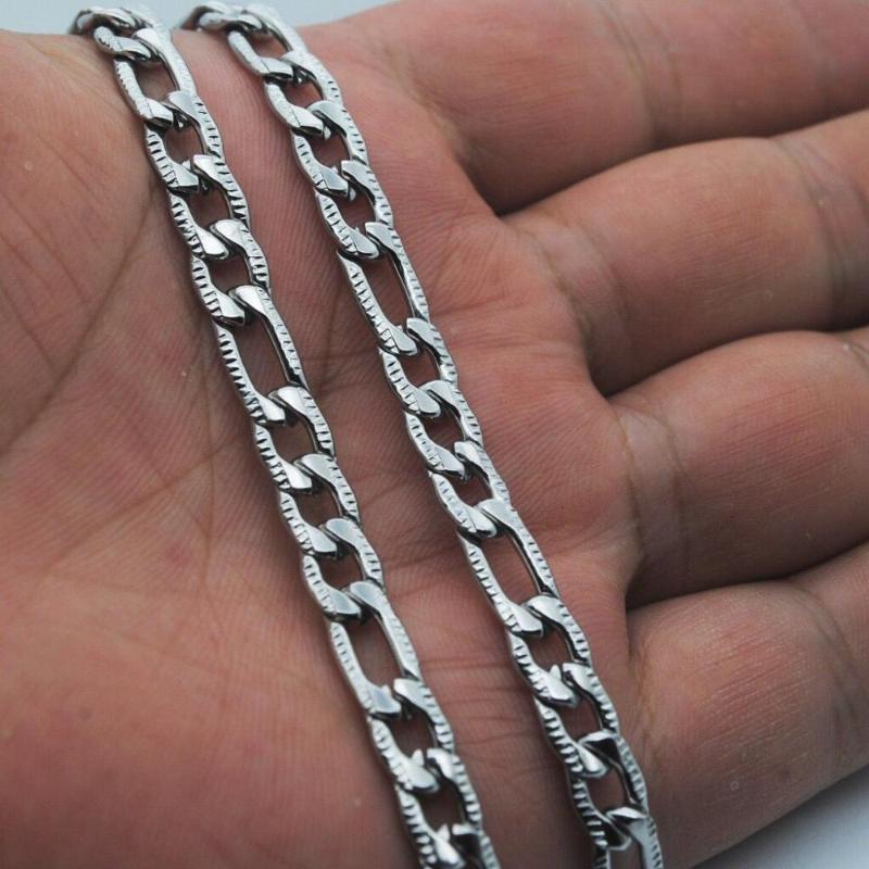 Chains MxGxFam ( 50/60/70/80 Cm X 7mm ) 316L Titanium Steel White Long Embossing 3:1 Necklaces For Men Fashion Jewlery No Fade
Chains MxGxFam ( 50/60/70/80 Cm X 7mm ) 316L Titanium Steel White Long Embossing 3:1 Necklaces For Men Fashion Jewlery No Fade