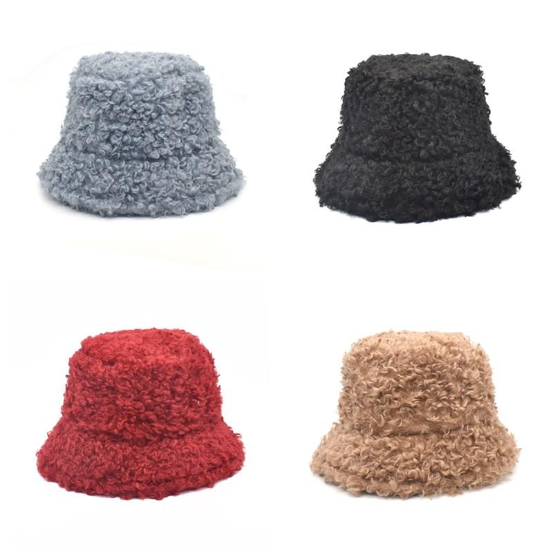 Bucket hat fisherman hat Panama Winter Teddy dog Lamb wool ladies fashion casual pot ear protection cap, 04
Bucket hat fisherman hat Panama Winter Teddy dog Lamb wool ladies fashion casual pot ear protection cap, 04