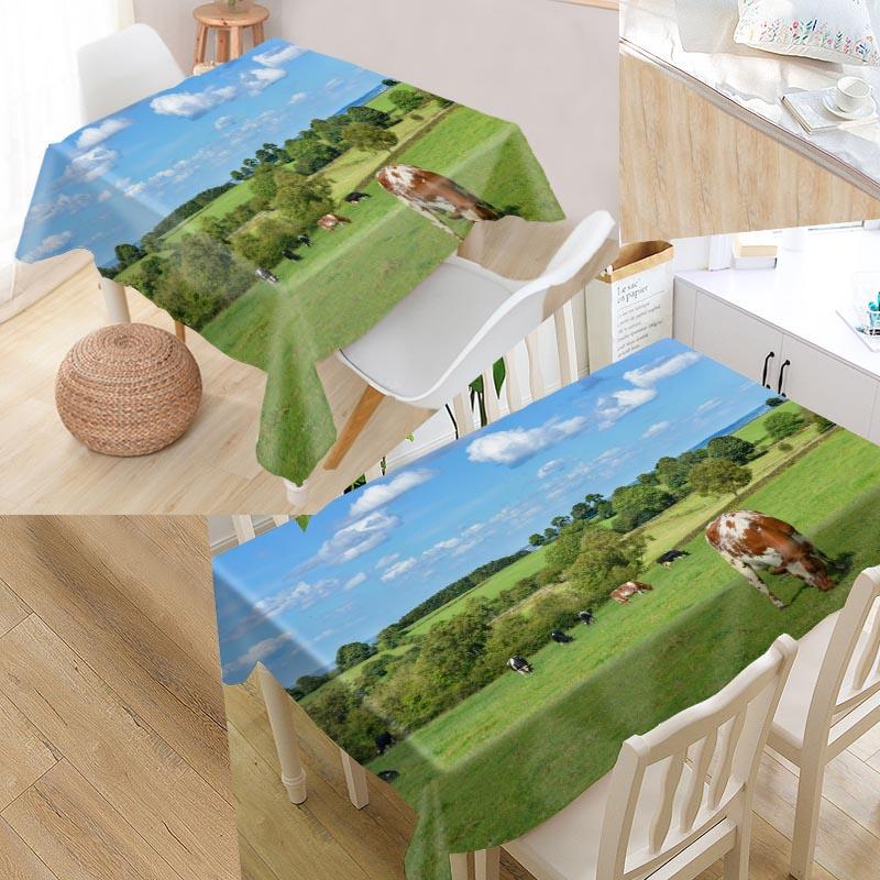 Custom Pasture Tablecloth Art Simplicity Pattern Oxford Fabric Dustproof Dinner Table Cloth Party Decoration Table Cover, 15
Custom Pasture Tablecloth Art Simplicity Pattern Oxford Fabric Dustproof Dinner Table Cloth Party Decoration Table Cover, 15