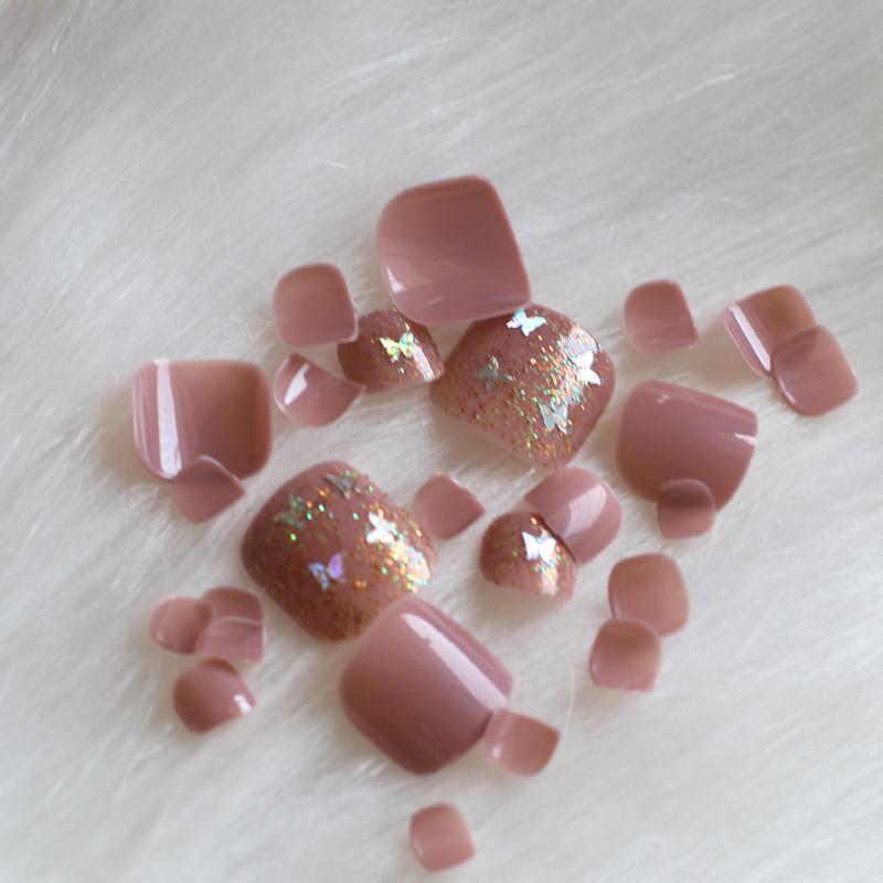 Fashion explosions jewelry candy-colored 24pcs crystal drill toe nails short round head brown, 1pcs
Fashion explosions jewelry candy-colored 24pcs crystal drill toe nails short round head brown, 1pcs