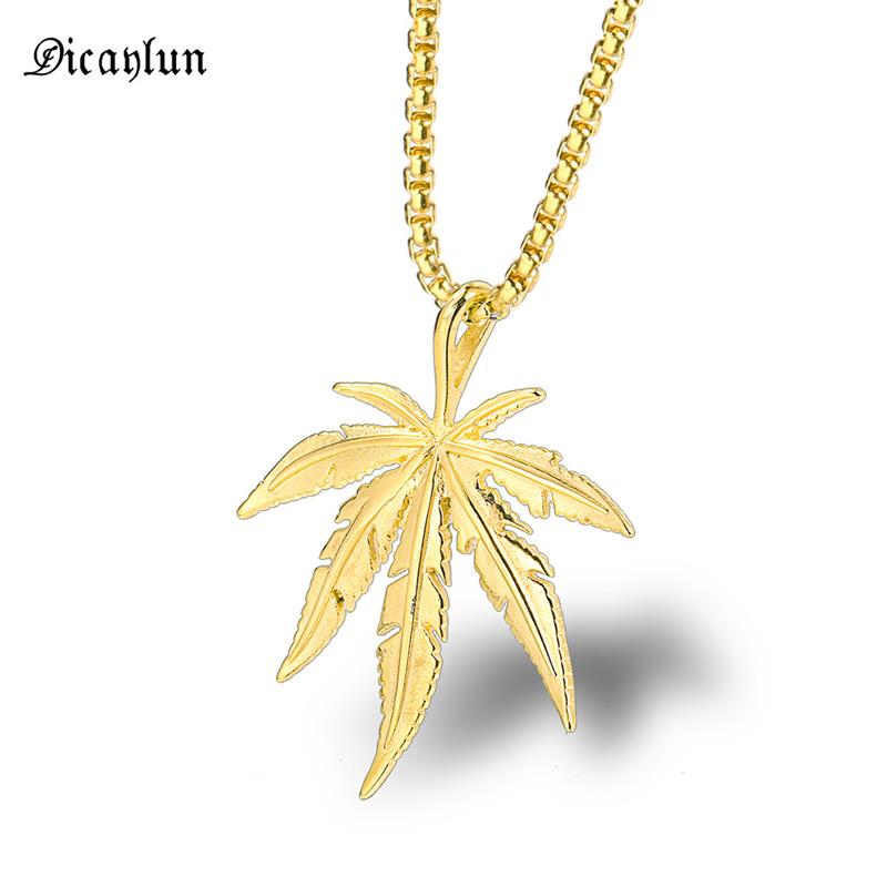 DICAYLUN Stainless Steel Pendant Necklaces Hip Hop Leaf Charm chain necklace Men Jewelry Accessories male gifts
DICAYLUN Stainless Steel Pendant Necklaces Hip Hop Leaf Charm chain necklace Men Jewelry Accessories male gifts
