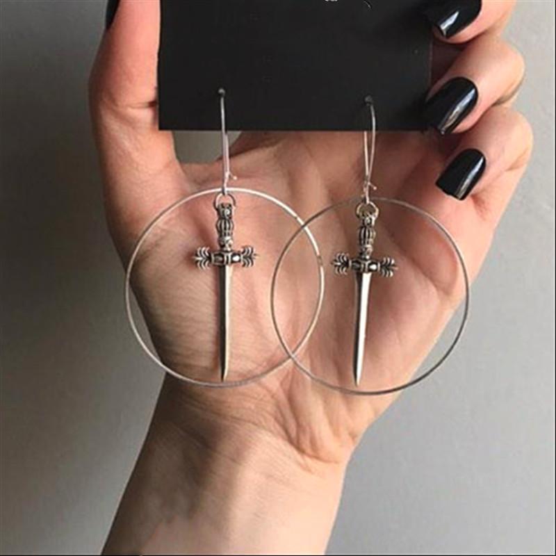 Silver Color Sword Earrings The Dark Witch Gothic Antique Sword Jewelry Gift Women Classical New Fashion Delicacy Beautiful 2021
Silver Color Sword Earrings The Dark Witch Gothic Antique Sword Jewelry Gift Women Classical New Fashion Delicacy Beautiful 2021