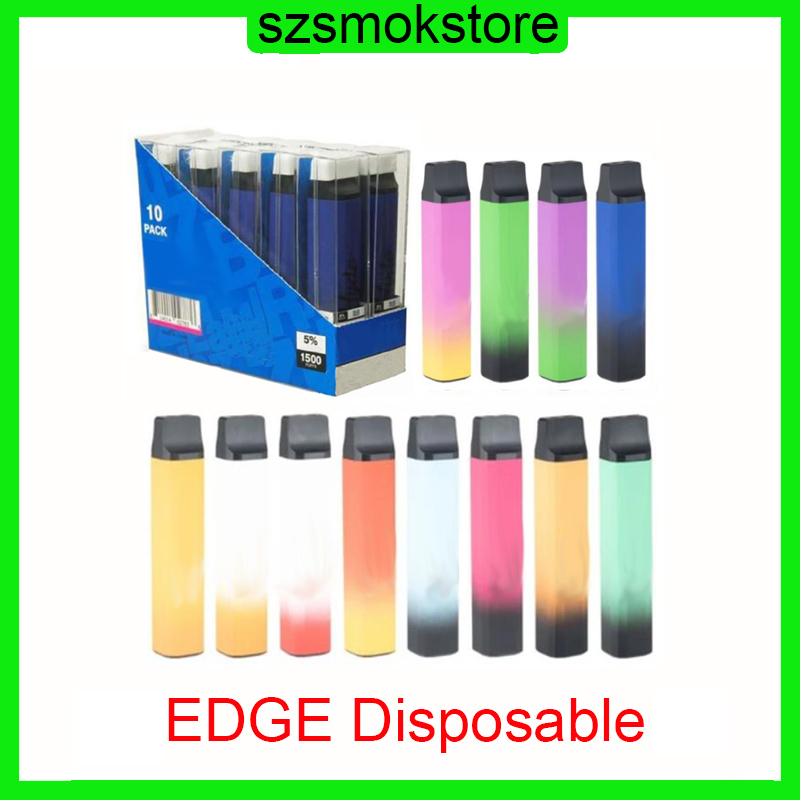 HYDE EDGE Disposable Pod Device 1100mAh Battery 1500 Puffs 6ml capacity Vape Empty Pen Vs Air Bar Kangvape onee stick 0268185-1
HYDE EDGE Disposable Pod Device 1100mAh Battery 1500 Puffs 6ml capacity Vape Empty Pen Vs Air Bar Kangvape onee stick 0268185-1