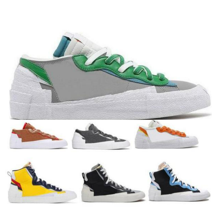Sacais Blazers Mid 77 Designer Shoes Sneakers Vintage Flat High and Low Cut Casual Shoes Mens Womens Platform Catechu Indigo Black Legend Blue Running Shoe
Sacais Blazers Mid 77 Designer Shoes Sneakers Vintage Flat High and Low Cut Casual Shoes Mens Womens Platform Catechu Indigo Black Legend Blue Running Shoe