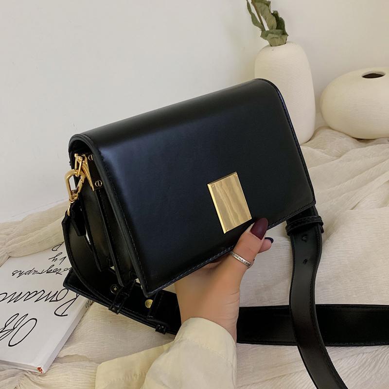 Retro Fashion Female Square Crossbody Bag 2021 New High Quality Leather Women's Designer Handbag Casual Shoulder Messenger Bags, Black
Retro Fashion Female Square Crossbody Bag 2021 New High Quality Leather Women's Designer Handbag Casual Shoulder Messenger Bags, Black