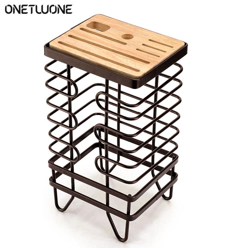 Professional Placement Tool Wrought Iron Knife Holder For Kitchen Muti-function Tool Storage Drain Rack Kitchen Storage Shelf
Professional Placement Tool Wrought Iron Knife Holder For Kitchen Muti-function Tool Storage Drain Rack Kitchen Storage Shelf
