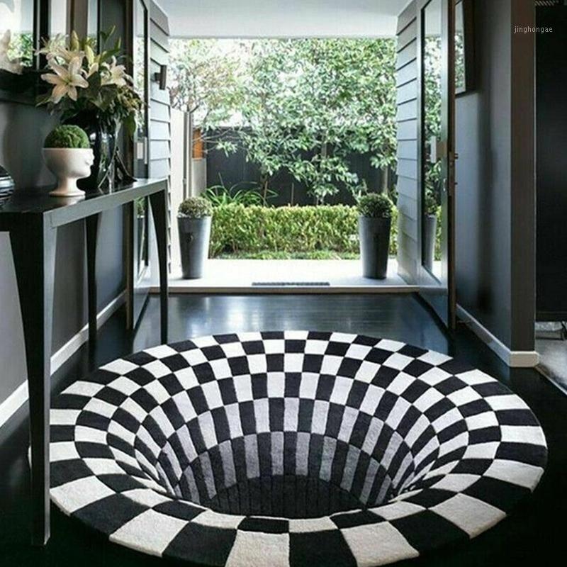 3D Carpet Non-Slip Illusion Carpet Print Vortex Round Rug Bedroom Product Coffee Room Soft Table Mat Mat Household Living1, Black1
3D Carpet Non-Slip Illusion Carpet Print Vortex Round Rug Bedroom Product Coffee Room Soft Table Mat Mat Household Living1, Black1