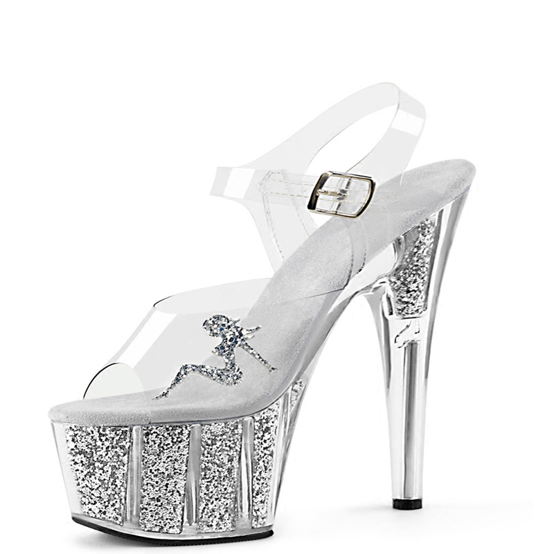 Platform Sandals Women's Will See Sexy Transparent High-heel 15cm Crystal Glitter Light-footed Stripper Shoes Gnwm, Red 15cm heel
Platform Sandals Women's Will See Sexy Transparent High-heel 15cm Crystal Glitter Light-footed Stripper Shoes Gnwm, Red 15cm heel