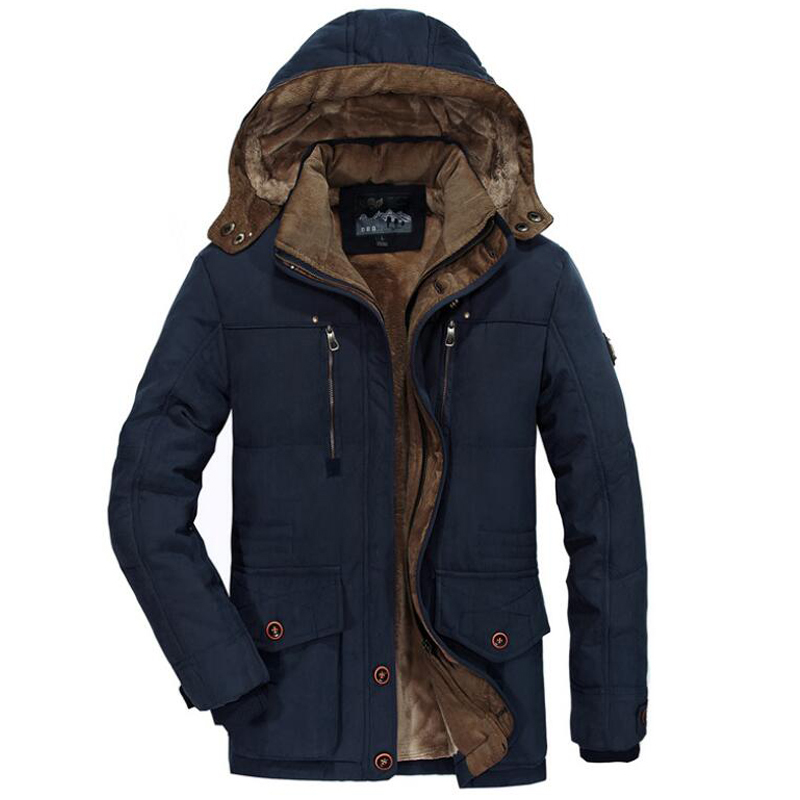 Winter Coat Fleece Warm Thicken Jacket Men Outerwear Windproof Casual Coats With Hooded Mens Plus Size 6XL 7XL Military Parkas 201214