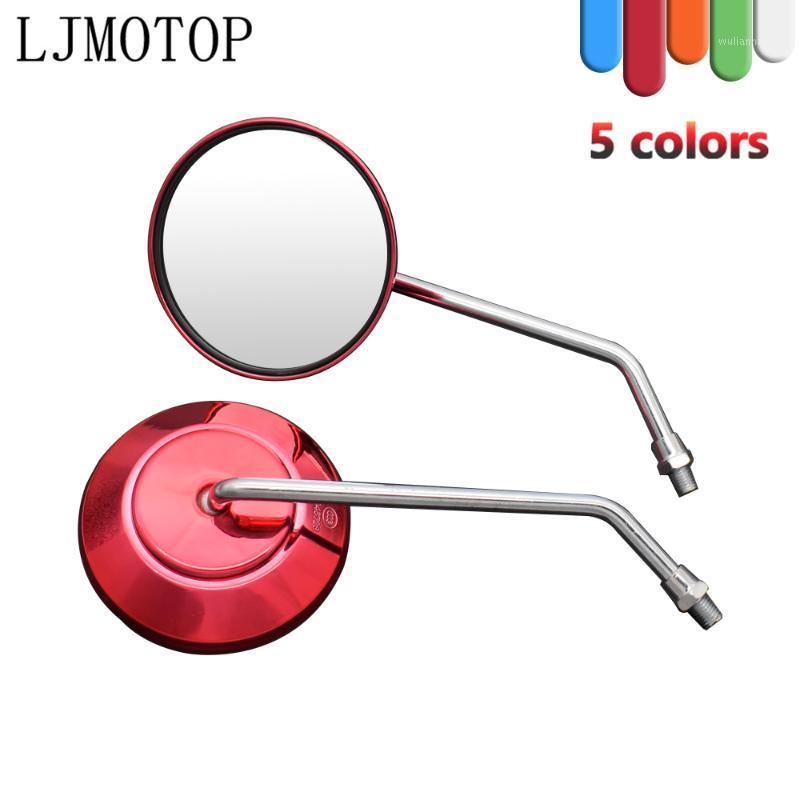 Motorcycle Mirrors LJMOTOP Universal Round Rear View Moped Scooter Motorbike Side Mirror Clockwise 8mm 10mm Convex
Motorcycle Mirrors LJMOTOP Universal Round Rear View Moped Scooter Motorbike Side Mirror Clockwise 8mm 10mm Convex