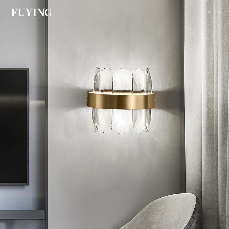 New Modern Crystal Wall Lamp Golden Indoor wall lamp LED Three Color Temperatures For Bedroom Bathroom Corridor Mirror Lights1
New Modern Crystal Wall Lamp Golden Indoor wall lamp LED Three Color Temperatures For Bedroom Bathroom Corridor Mirror Lights1