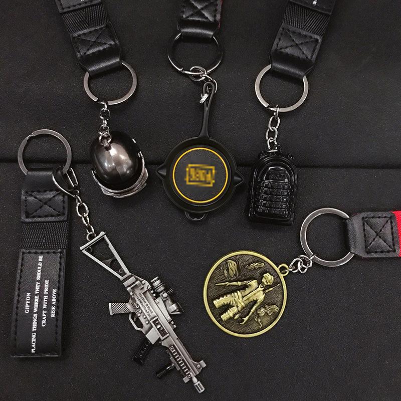 PUBG Keychain Playerunknowns Battlegrounds Backpack Armor Helmet Pan 98k Flare Gun Keyring Key Chain Ring Army Jewelry Wholesale
PUBG Keychain Playerunknowns Battlegrounds Backpack Armor Helmet Pan 98k Flare Gun Keyring Key Chain Ring Army Jewelry Wholesale