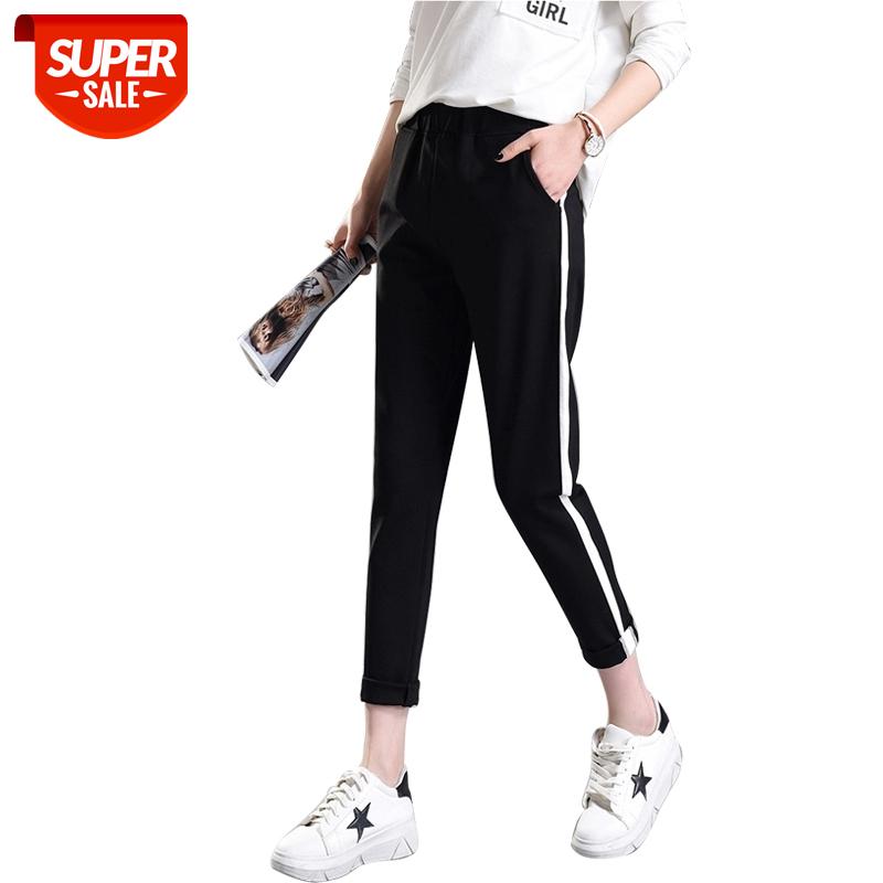 NORMOV Loose Pants Women Fashion Striped Patchwork Drawatring Elastic Waist Ankle Length Cotton Trousers Casual Plus Size Pants #MG3s, Black;white
NORMOV Loose Pants Women Fashion Striped Patchwork Drawatring Elastic Waist Ankle Length Cotton Trousers Casual Plus Size Pants #MG3s, Black;white
