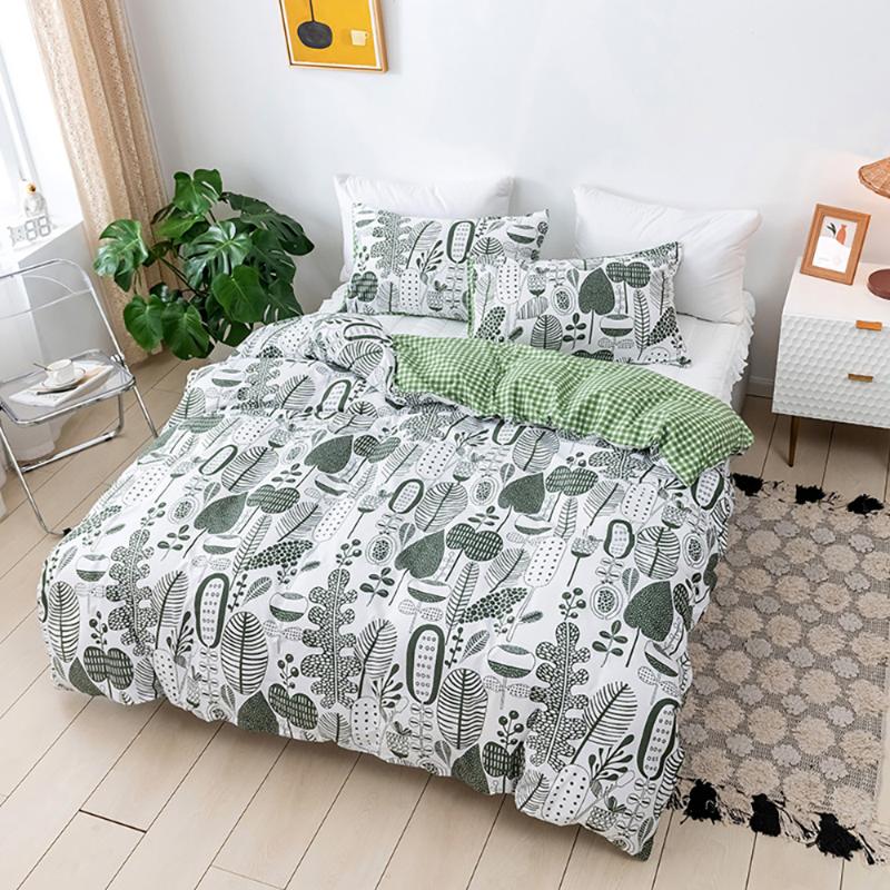 Single/Queen/King Size Duver Cover Set For Bed Plant Pattern Bedding Set For Adult Quilt Covers de ropa de cama, Bg.gnl 
Single/Queen/King Size Duver Cover Set For Bed Plant Pattern Bedding Set For Adult Quilt Covers de ropa de cama, Bg.gnl