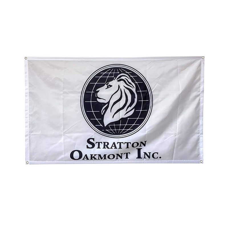 

Stratton Oakmont Banner Flag for College Dorm Cave Decor 3x5Ft Wind with Brass Grommets Dorm Room Man Frat Wall