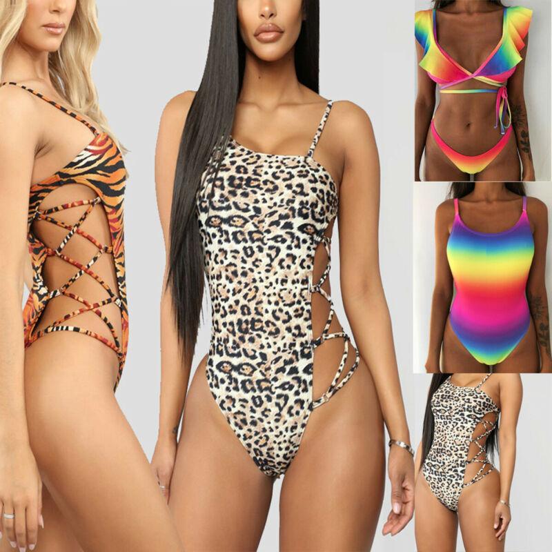 Women Swimming Costume Padded Swimsuits Monokini One Piece Swimwear Beach Bikini, Green
Women Swimming Costume Padded Swimsuits Monokini One Piece Swimwear Beach Bikini, Green