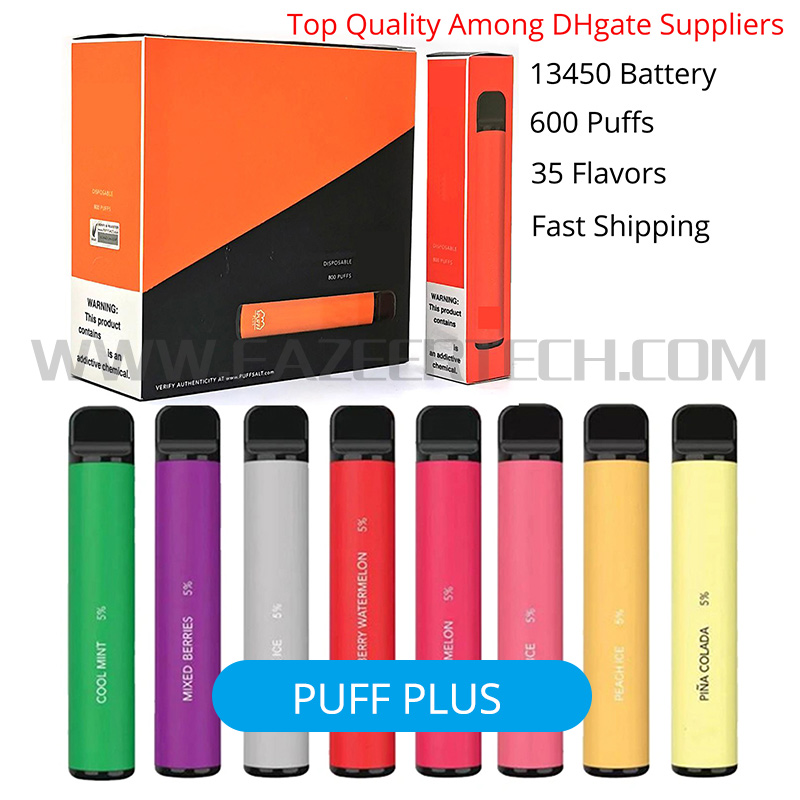 Factory Electronic cigarettes Puff Bar Plus 800 Puffs 13450 Battery 550 mAh Disposable Vape Pod Pen
Factory Electronic cigarettes Puff Bar Plus 800 Puffs 13450 Battery 550 mAh Disposable Vape Pod Pen