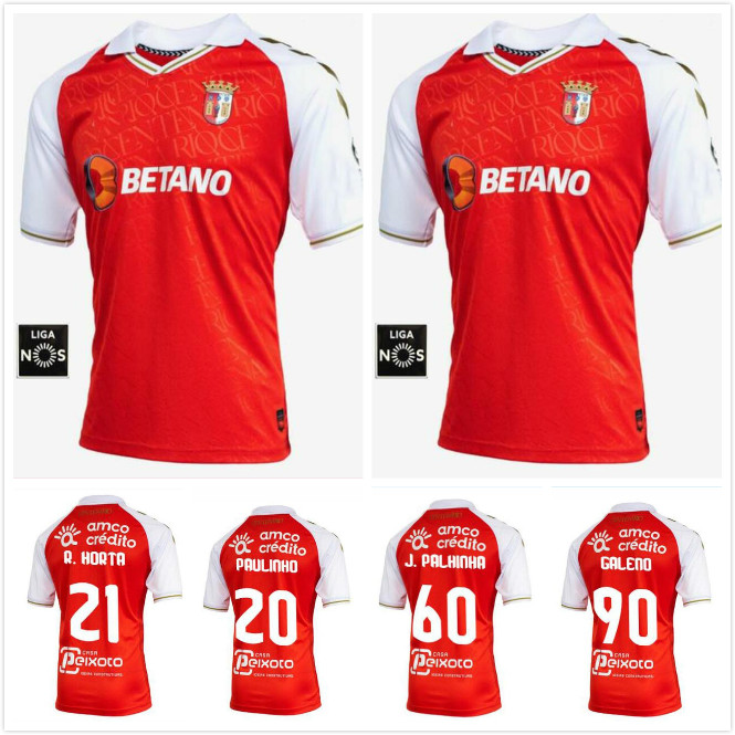 20 21 SC Braga soccer jersey home away 2020 2021 J. Palhinha Galeno Paulinho R.HORTA Nico Gaitán Abel Ruiz football shirts top thailand, Home 1
20 21 SC Braga soccer jersey home away 2020 2021 J. Palhinha Galeno Paulinho R.HORTA Nico Gaitán Abel Ruiz football shirts top thailand, Home 1