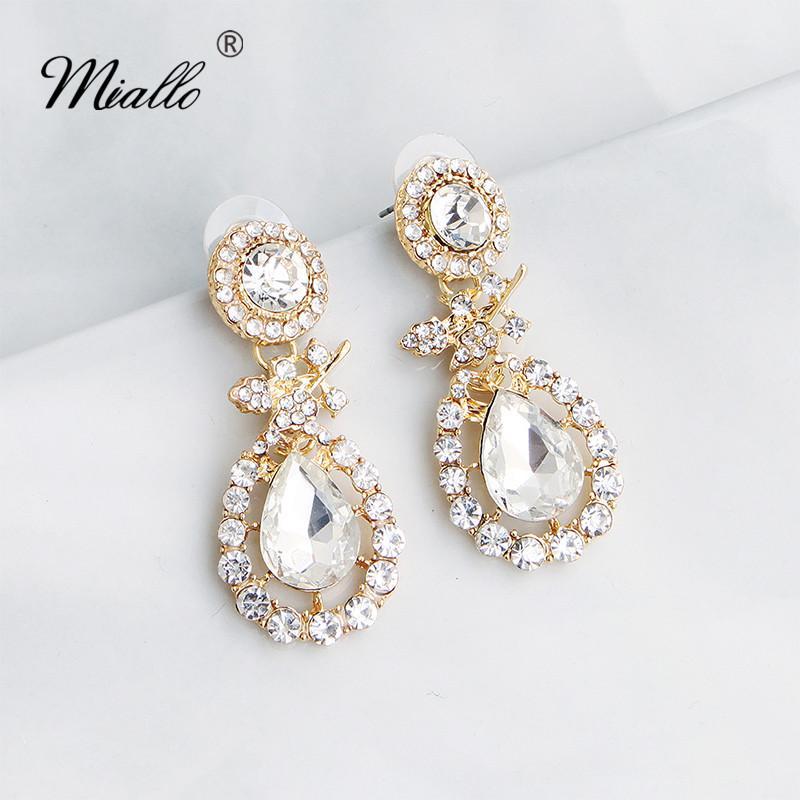 Miallo Fashion Gold Austrian Crystal Wedding Earring Baroque Women Drop Earring Bridal Eardrop for Bride Bridesmaids1
Miallo Fashion Gold Austrian Crystal Wedding Earring Baroque Women Drop Earring Bridal Eardrop for Bride Bridesmaids1