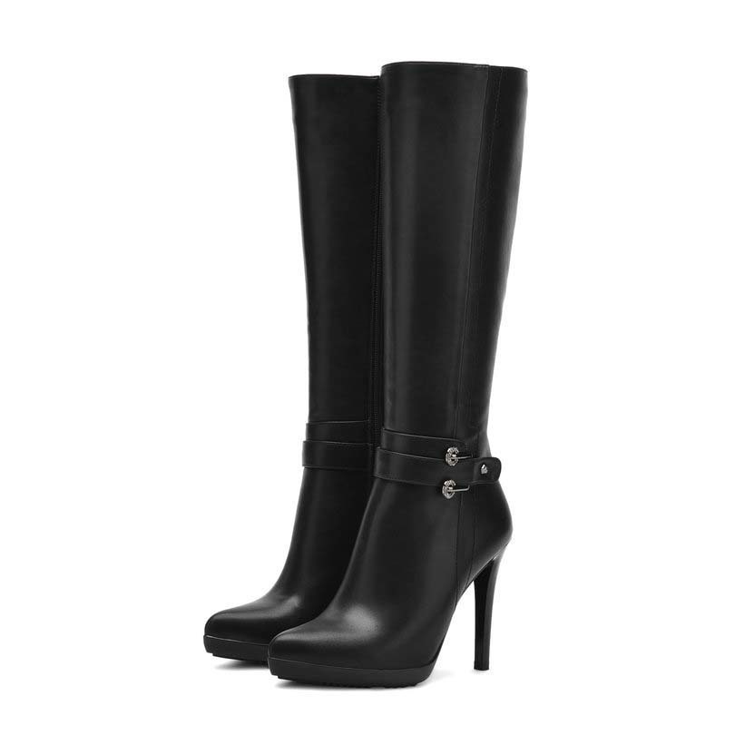 It was twenty-20 women's fashionable riding at knee height soft high-heeled plutonium pointed to winter boots size 34-39, Black
It was twenty-20 women's fashionable riding at knee height soft high-heeled plutonium pointed to winter boots size 34-39, Black