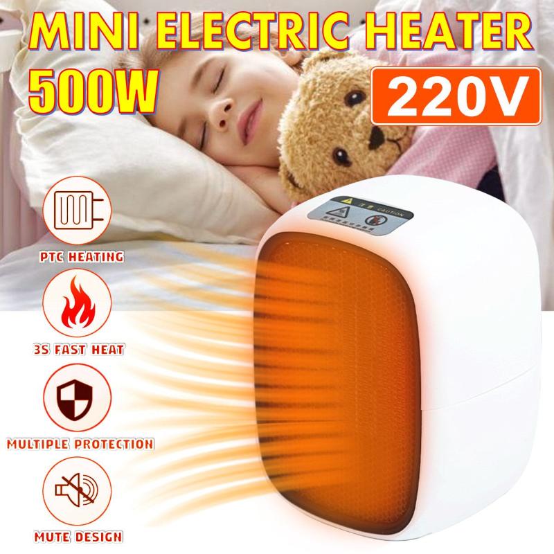 500W 3 Second Fast Electric Heater Fan Mini Portable Heater Stove PTC Ceramic Warmer for Winter Household Indoor Heating Camping
500W 3 Second Fast Electric Heater Fan Mini Portable Heater Stove PTC Ceramic Warmer for Winter Household Indoor Heating Camping