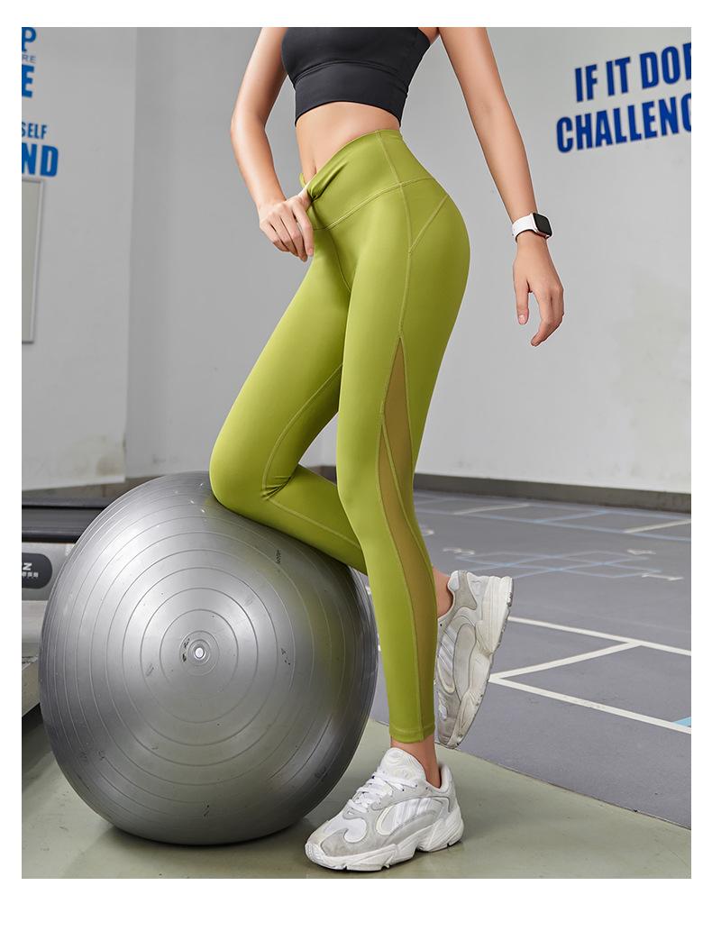 Women Fitness Leggings High Waist Tummy Control Sports Pants Hip Up Elastic Sports Leggings Mesh Quick-Dry Nylon Yoga Trousers, Green
Women Fitness Leggings High Waist Tummy Control Sports Pants Hip Up Elastic Sports Leggings Mesh Quick-Dry Nylon Yoga Trousers, Green