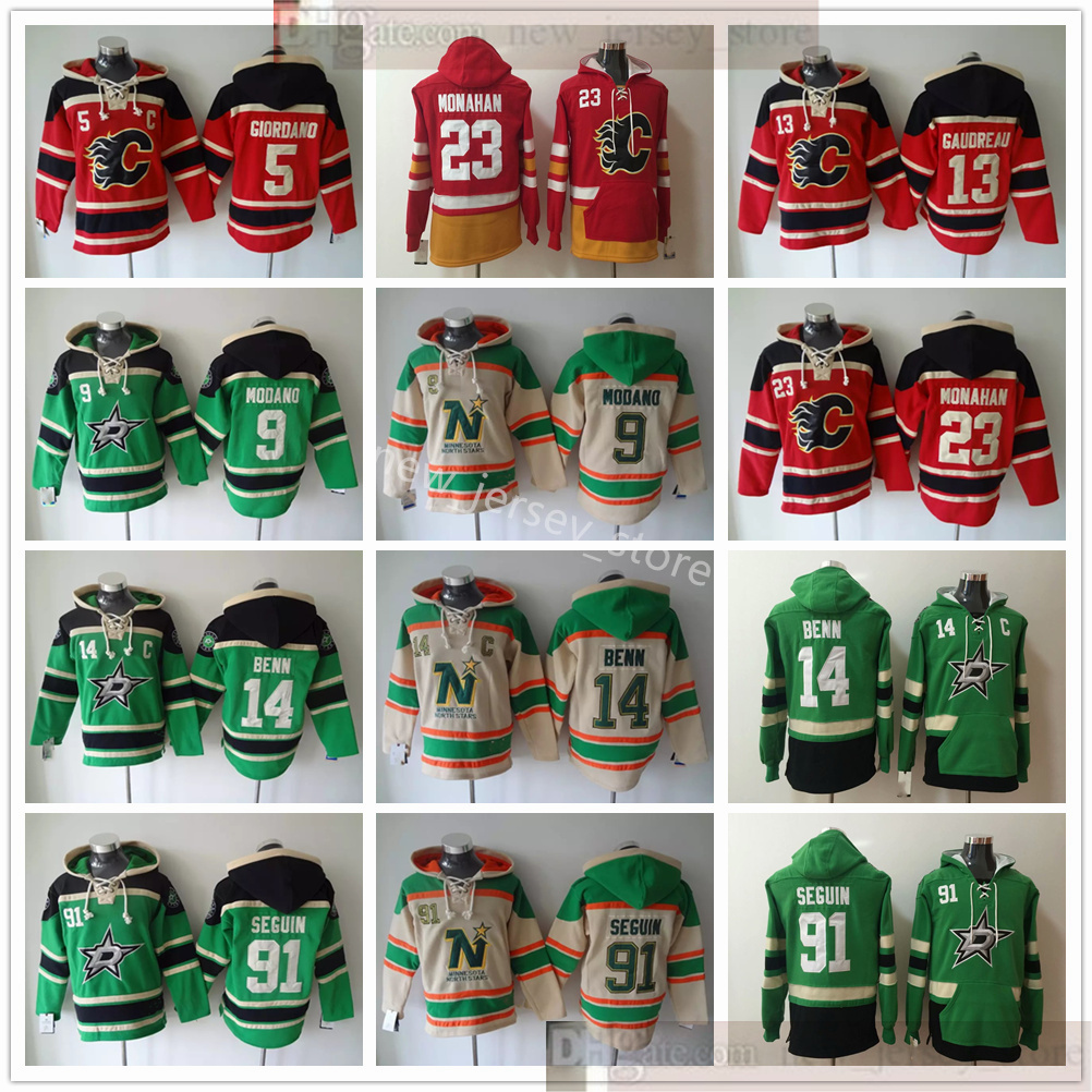 Stitched Hockey Hoodie Jerseys 9 Mike Modano 91 Tyler Seguin 14 Jamie Benn Calgary Flames 23 Sean Monahan Mark Giordano Johnny Gaudreau Jersey, Same as picture
Stitched Hockey Hoodie Jerseys 9 Mike Modano 91 Tyler Seguin 14 Jamie Benn Calgary Flames 23 Sean Monahan Mark Giordano Johnny Gaudreau Jersey, Same as picture