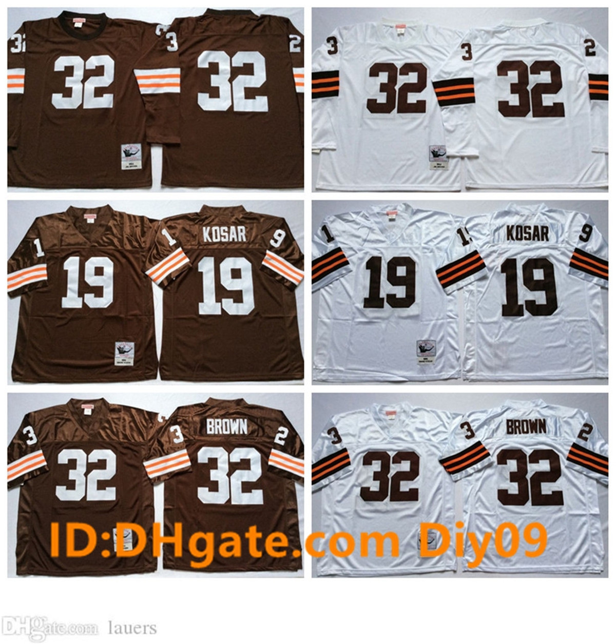 VintageClevelandBrowns
Football Jerseys 32 Jim Brown Men 19 Bernie Kosar Home White Coffe Away Mitchell & Ness Retro Jerse, Black;red
VintageClevelandBrowns
Football Jerseys 32 Jim Brown Men 19 Bernie Kosar Home White Coffe Away Mitchell & Ness Retro Jerse, Black;red