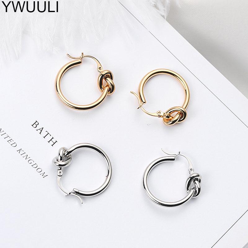 Hoop & Huggie YWUULI Simple Korean Knot Aros Round Circle Earrings For Women Geometric Pendientes Brincos Fashion Jewelry MJ61
Hoop & Huggie YWUULI Simple Korean Knot Aros Round Circle Earrings For Women Geometric Pendientes Brincos Fashion Jewelry MJ61