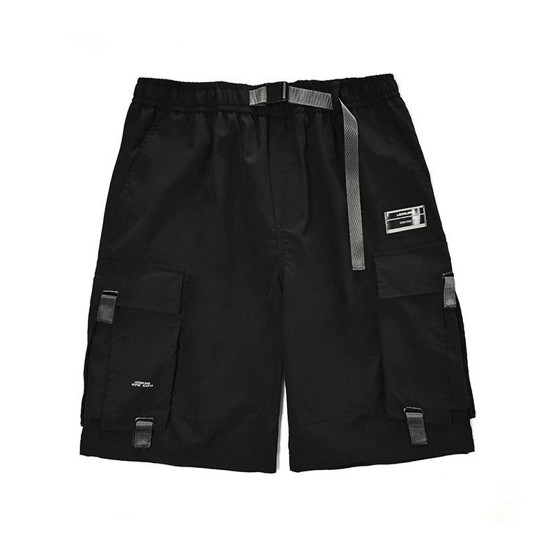 Techwear Baggy Pockets Cargo Shorts Men Ribbons Fashion Streetwear Hip Hop Knee Length Summer Workout Casual Male Short Pants, Green shorts
Techwear Baggy Pockets Cargo Shorts Men Ribbons Fashion Streetwear Hip Hop Knee Length Summer Workout Casual Male Short Pants, Green shorts