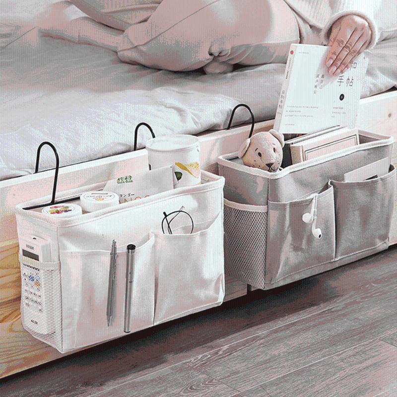 Convenient Multi-Pocket Bedside Hanging Organizer Canvas Waterproof Sundry Goods Bag BunkBed Universal Storage Bedroom Dormitory1, White
Convenient Multi-Pocket Bedside Hanging Organizer Canvas Waterproof Sundry Goods Bag BunkBed Universal Storage Bedroom Dormitory1, White