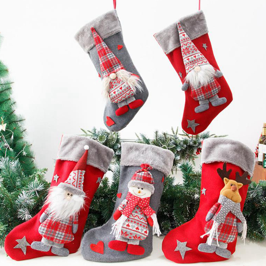 Christmas Stockings Christmas Trees Ornament Faceless Santa Claus Christmas Decorations Candy Socks Bags Xmas Gifts Bag Wholesale
Christmas Stockings Christmas Trees Ornament Faceless Santa Claus Christmas Decorations Candy Socks Bags Xmas Gifts Bag Wholesale