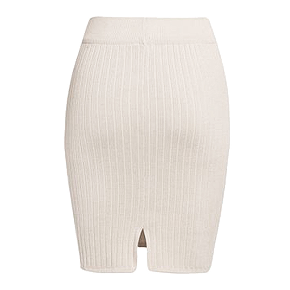 Muyogrt Women Office Midi Pencil Skirt Stretch Bodycon Tube Ladies Solid Skinny Knitted High Waist Autumn Fashion Hot 201110