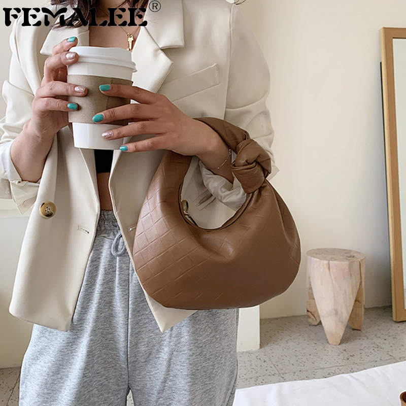 Knotted Simple Armpit Women's 2020 New Small Handbag Western Style Weave Baguette Bags for Female Portable Tote Bag Q1208, Black
Knotted Simple Armpit Women's 2020 New Small Handbag Western Style Weave Baguette Bags for Female Portable Tote Bag Q1208, Black