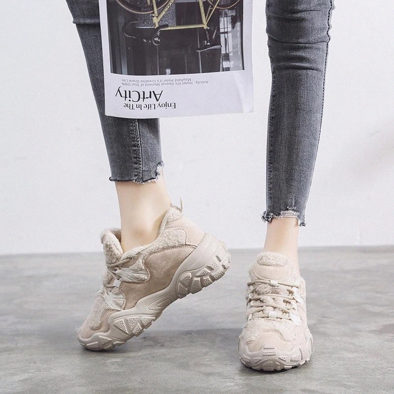 Suede Sneakers Women Shoes Plush Platform Sneakers Winter Fur Vulcanized Shoes Women Casual Chunky Trainers Black Beige #os8z
Suede Sneakers Women Shoes Plush Platform Sneakers Winter Fur Vulcanized Shoes Women Casual Chunky Trainers Black Beige #os8z