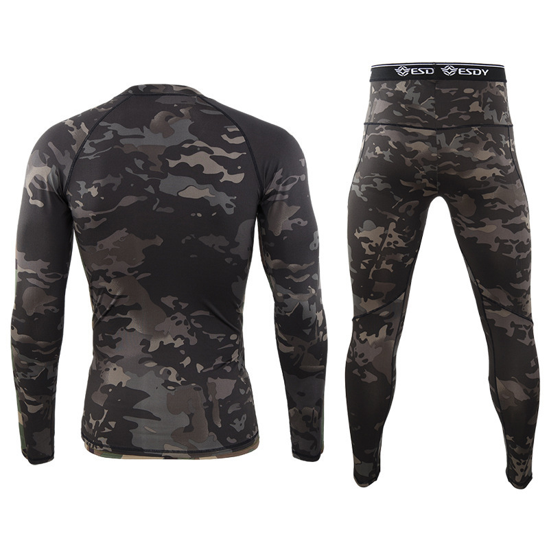 Aismz Winter Thermal Underwear Men Warm Fitness Fleece Legging Tight Undershirts Compression Quick Drying Thermo Long Johns Sets 201126