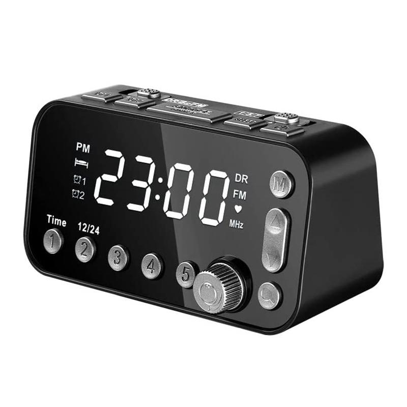 Bedside Digital Alarm Clock,LED Clock with Dual USB DAB/FM Radio,3-Level Brightness Adjustable, Dual Alarm Clock Setting
Bedside Digital Alarm Clock,LED Clock with Dual USB DAB/FM Radio,3-Level Brightness Adjustable, Dual Alarm Clock Setting