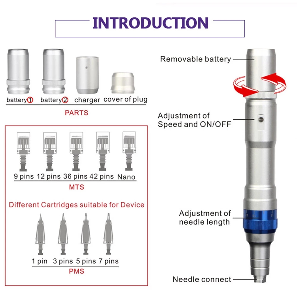 BMWPEN A6 Bbglow Accessories DermaPen Mesotherapy Skin Care Mts Serum Clinic Derma Pen Microneedling Dermapen Professional Tattoo Microblading
BMWPEN A6 Bbglow Accessories DermaPen Mesotherapy Skin Care Mts Serum Clinic Derma Pen Microneedling Dermapen Professional Tattoo Microblading