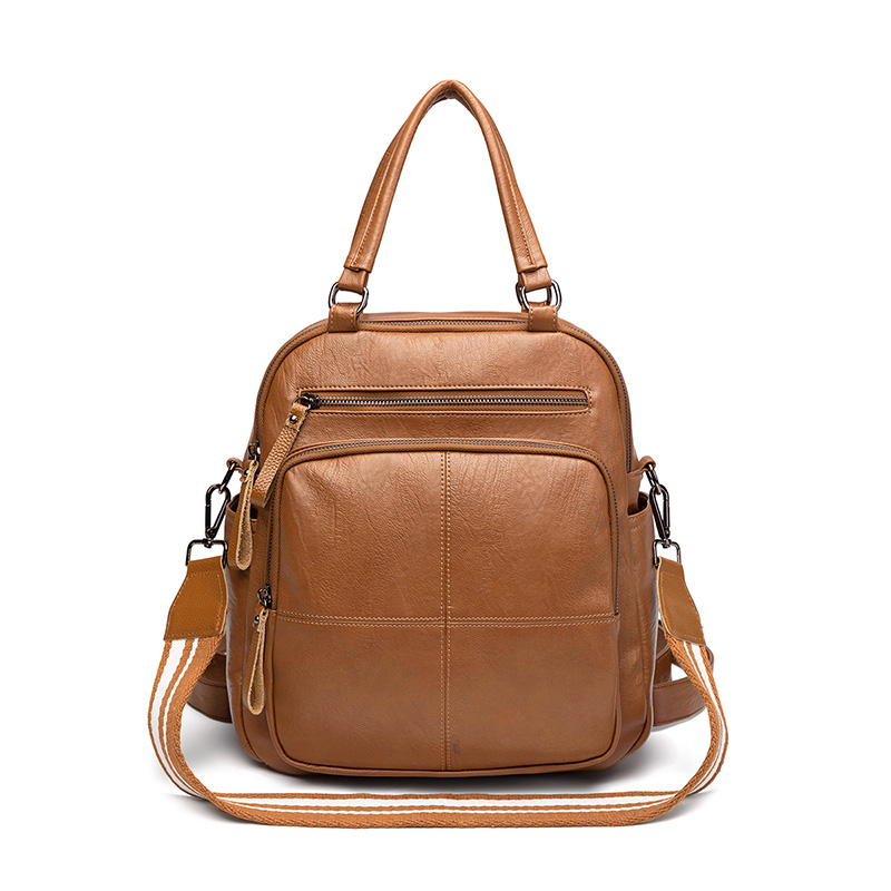 FASHION pu Leather Backpack Vintage Cow Split Leather Women Backpack Ladies Shoulder Bag School for Teenage Girl