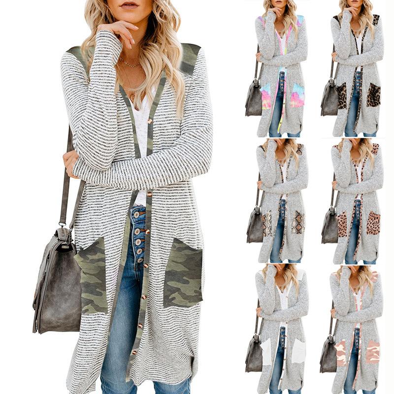 Autumn Clothes Women Long Sleeve Floral Print V-Neck Knitted Sweater Cotton Long Cardigans Casual Coats Fall 2020 Women, Green
Autumn Clothes Women Long Sleeve Floral Print V-Neck Knitted Sweater Cotton Long Cardigans Casual Coats Fall 2020 Women, Green