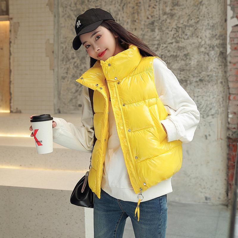 Student Vests Women Coat Female Autumn And Winter Stand Collar Down Cotton Vest Short Section Thin Women Cotton Vest, Black
Student Vests Women Coat Female Autumn And Winter Stand Collar Down Cotton Vest Short Section Thin Women Cotton Vest, Black