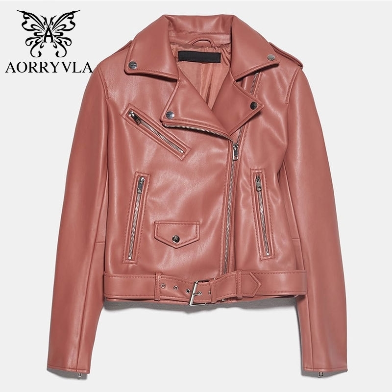 New Autumn Women Pu Leather Jacket Women's Moto Biker Zipper Jacket With Belt Short Length Casual Black Faux Leather Jacket 201120
New Autumn Women Pu Leather Jacket Women's Moto Biker Zipper Jacket With Belt Short Length Casual Black Faux Leather Jacket 201120