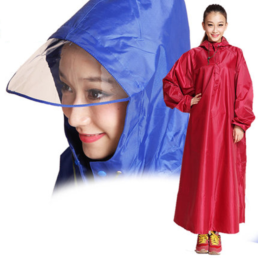 Womens Raincoat Adult Size Long Cover Camping Suit Rain Coat Windbreaker Poncho Cover Gear Capa Chuva Outdoor Rainwear 50KO173 T207796827