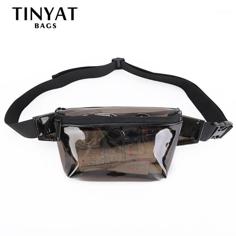 TINYAT Summer Women Waist Bag PVC black Waist bag waterproof Jelly belt for girl walk black casual fanny pack1, Sky blue
TINYAT Summer Women Waist Bag PVC black Waist bag waterproof Jelly belt for girl walk black casual fanny pack1, Sky blue