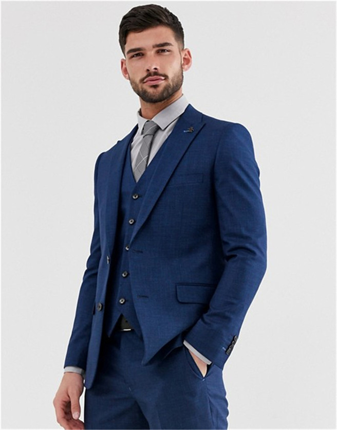 Hot Selling Groomsmen Two Buttons Groom Tuxedos Peak Lapel Men Suits Wedding/Prom/Dinner Best Man Blazer ( Jacket+Pants+Tie+Vest ) G193, Same as image
Hot Selling Groomsmen Two Buttons Groom Tuxedos Peak Lapel Men Suits Wedding/Prom/Dinner Best Man Blazer ( Jacket+Pants+Tie+Vest ) G193, Same as image
