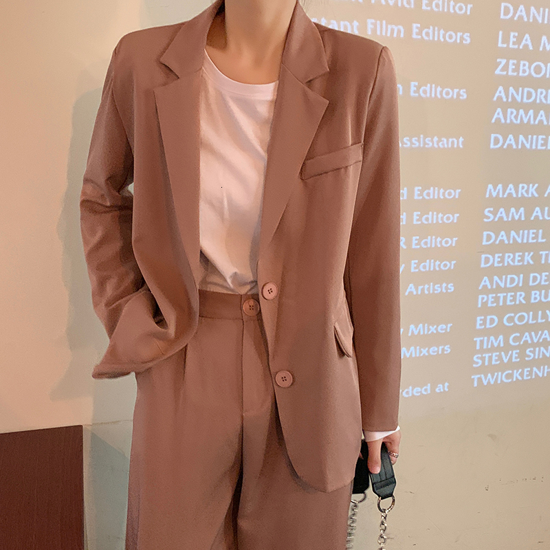 2021 New Spring Autumn Women Pant Suit Female Blazer Jacket & Long Pants Office Lady Uniform Suits Set 8k0z, Pink
2021 New Spring Autumn Women Pant Suit Female Blazer Jacket & Long Pants Office Lady Uniform Suits Set 8k0z, Pink