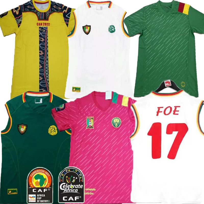 2002 2021 2022 2023 Cameroon retro soccer jersey 02 03 21 22 23 Eto o Mboma Lauren Song Wome FOE home away vintage classic football shirt
2002 2021 2022 2023 Cameroon retro soccer jersey 02 03 21 22 23 Eto o Mboma Lauren Song Wome FOE home away vintage classic football shirt