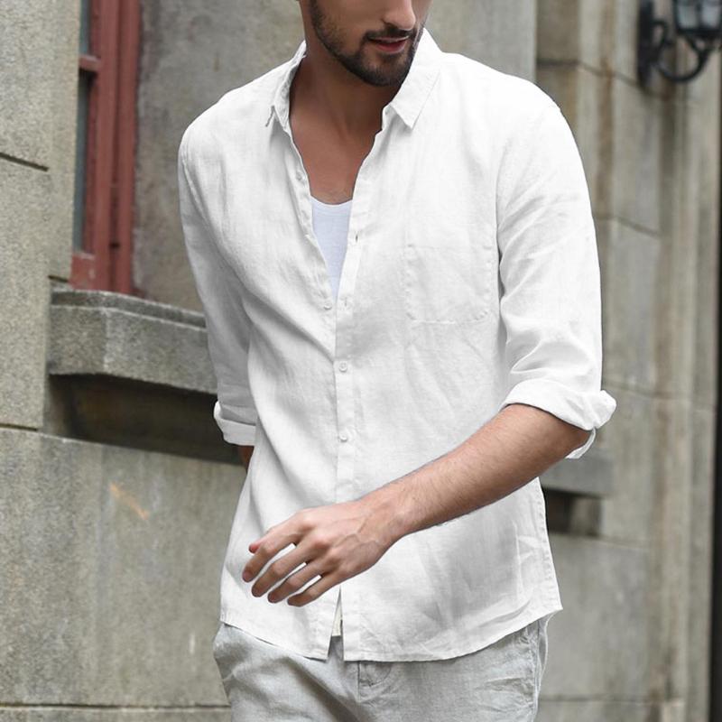 Men's shirt chemise Comfort Baggy Linen Blend Solid Color Three Quarter Sleeve Turn-down Collar Shirts Men Tops camisas hombre, Black
Men's shirt chemise Comfort Baggy Linen Blend Solid Color Three Quarter Sleeve Turn-down Collar Shirts Men Tops camisas hombre, Black