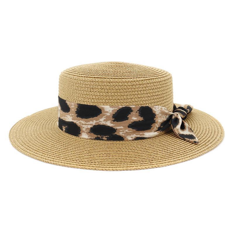 sun hats flat top ribbon band leopard women hats casual vintage outdoor beach summer spring khaki blue straw wide brim sun, White
sun hats flat top ribbon band leopard women hats casual vintage outdoor beach summer spring khaki blue straw wide brim sun, White