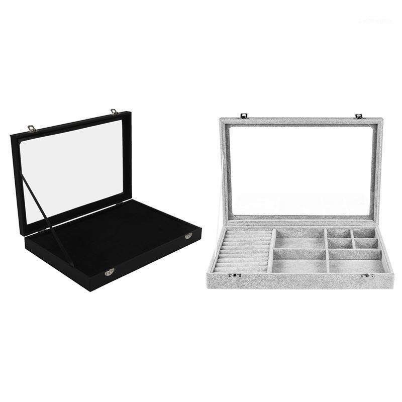 Jewelry Pouches, Bags Glass Lid Black 100 Slot Earring Ring Jewellery Display Storage Box With Removable Velvet Large, Pink;blue
Jewelry Pouches, Bags Glass Lid Black 100 Slot Earring Ring Jewellery Display Storage Box With Removable Velvet Large, Pink;blue